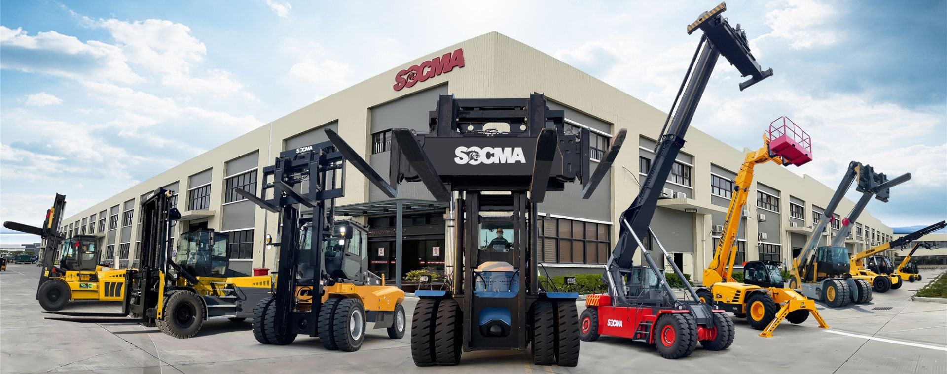 Optimisez la manutention de conteneurs avec les Reach Stackers SOCMA
